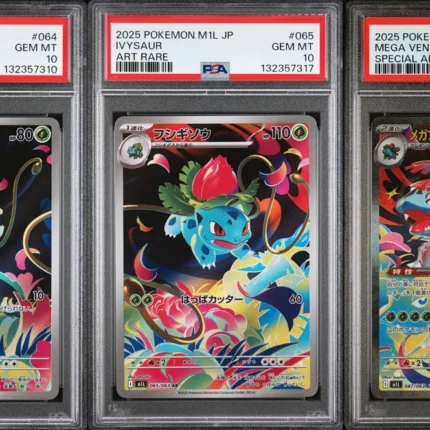 SET 3 PSA 10 JAPANESE POKEMON 2025 Venusaur Bulbasaur Ivysaur 64 065 087/063 M1L
