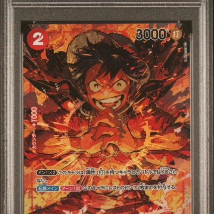 PSA 10 GEM MINT JAPANESE ONE PIECE 2022 MONKEY LUFFY OP01-024 ROMANCE SR ALT ART