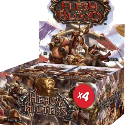 Flesh And Blood TCG: Heavy Hitters Sealed Case (4 Booster Boxes)