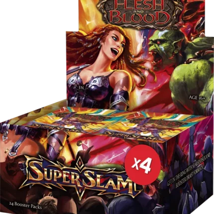 Flesh and Blood TCG: Super Slam Sealed Case (4 Booster Boxes)