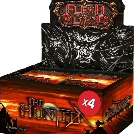 Flesh and Blood TCG: The Hunted Booster Sealed Case (4 Booster Boxes)